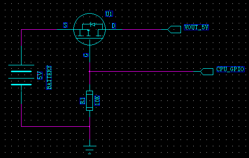 MOS管防電源反接電路