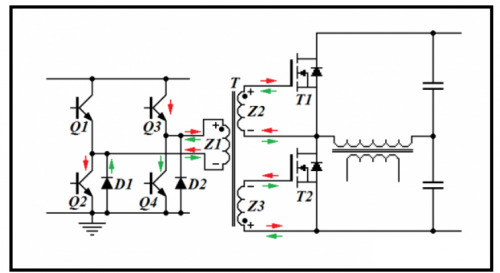 變壓器驅(qū)動(dòng)半橋電路
