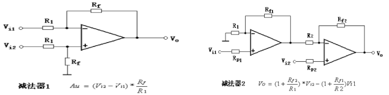 運(yùn)算放大器計(jì)算公式