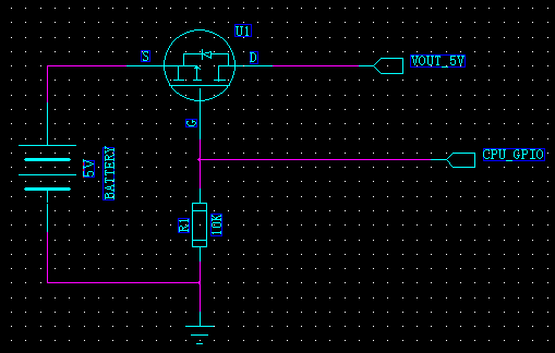 MOS管防反接電路