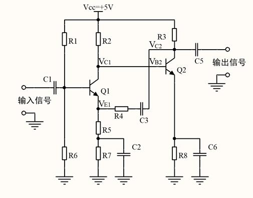 晶體管負反饋放大電路