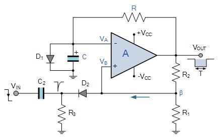 運(yùn)算放大器 單穩(wěn)態(tài)電路