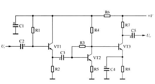 多級放大器電路故障