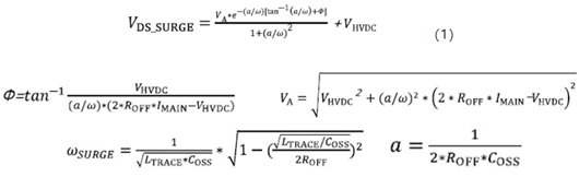 SiC MOSFET 尖峰