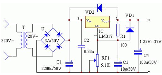 LM317可調(diào)電源