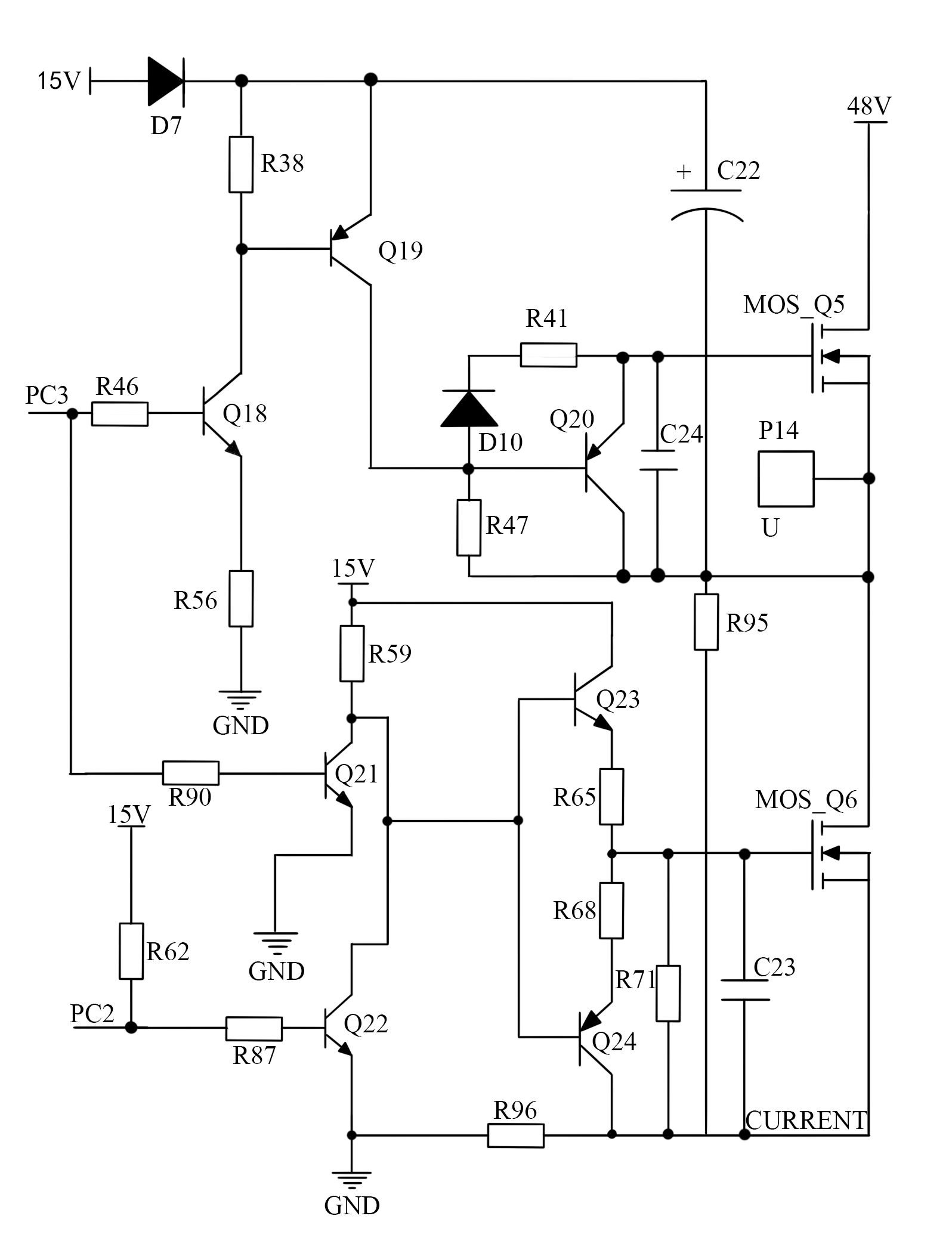 MOS管 電動(dòng)自行車無(wú)刷直流電機(jī)控制器