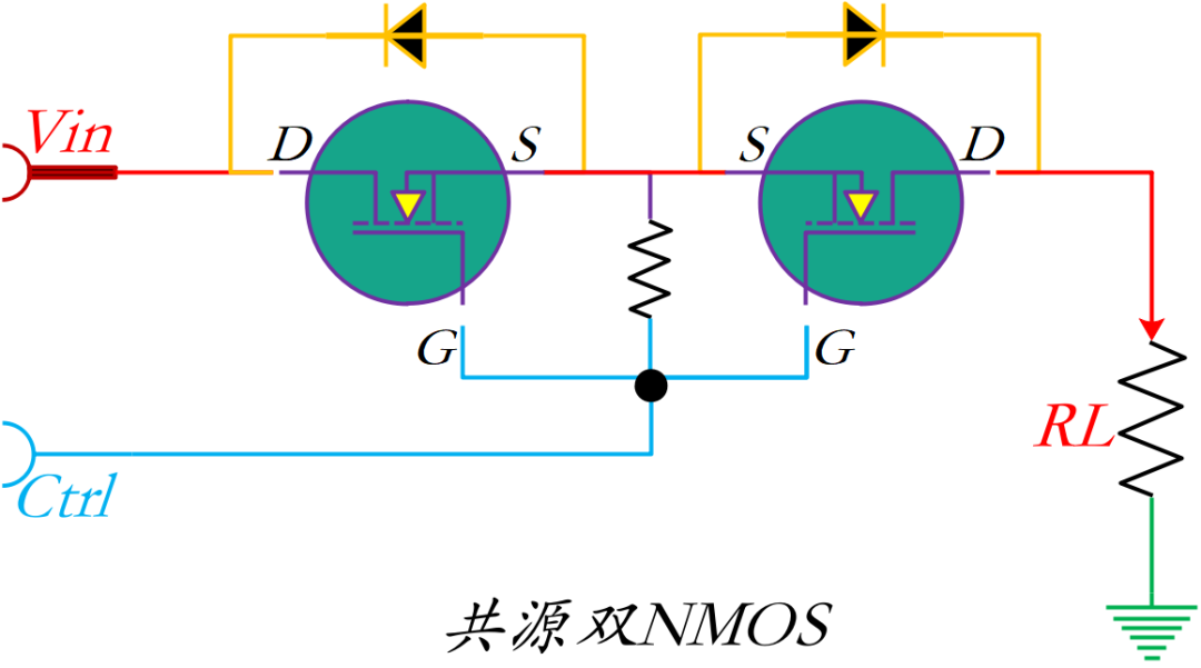 雙MOS設(shè)計分立式負載開關(guān)